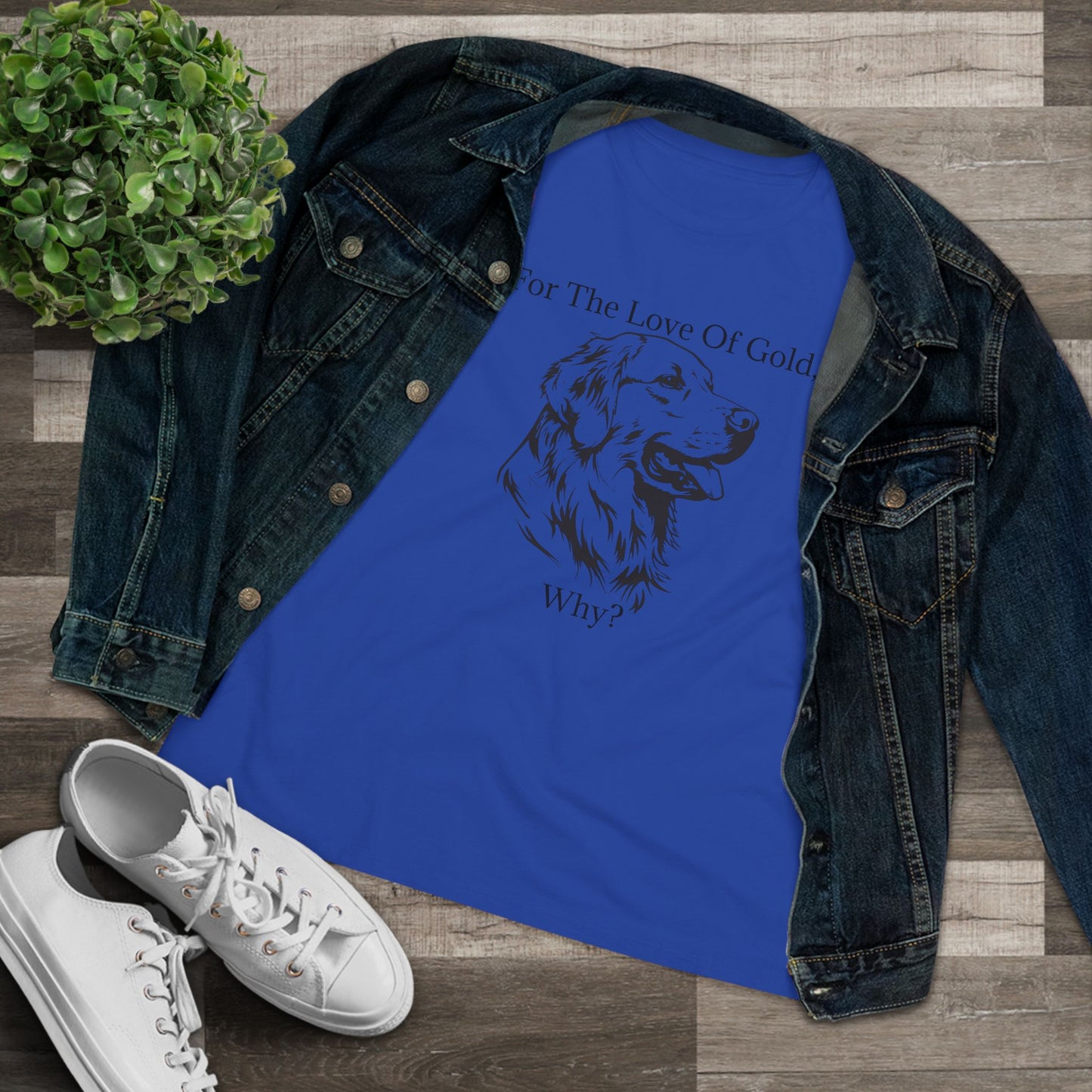 For The Love Of Gold Women's Short Sleeve Crewneck Tee