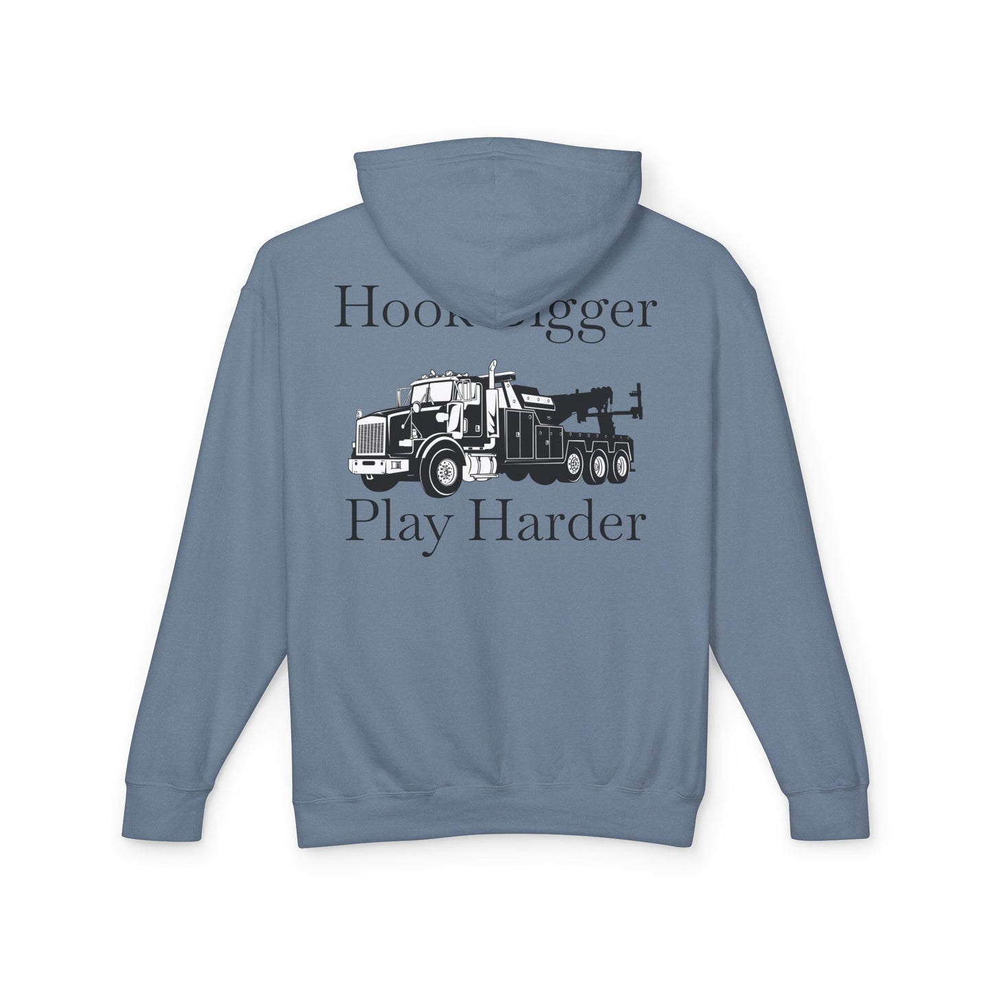 Hook Bigger Heavy Tow Truck Unisex Lightweight Hoodie