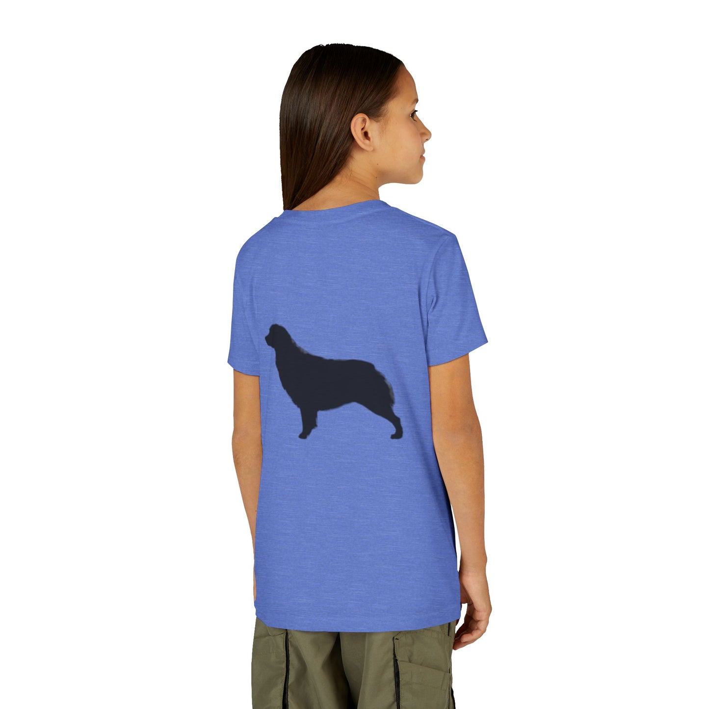 Aussie Silhouette Youth Unisex Short Sleeve Crewneck Tee