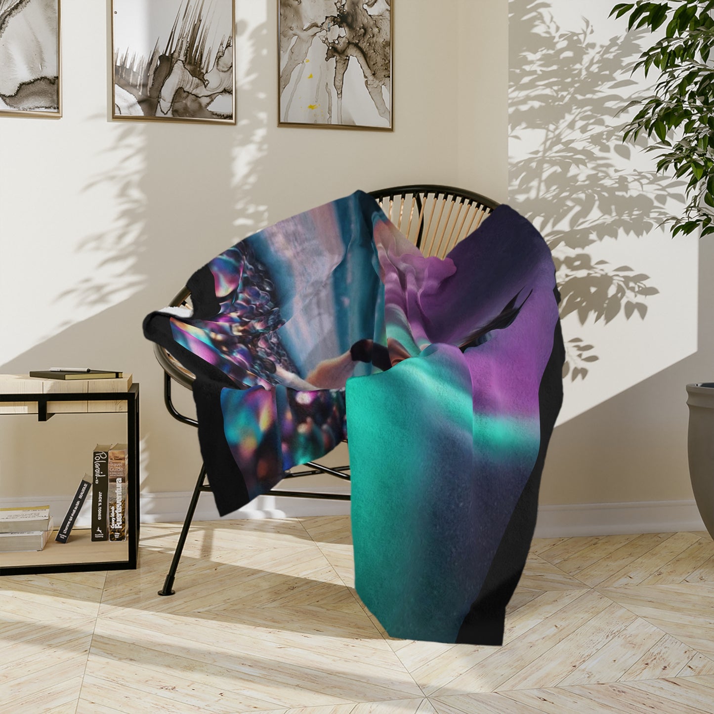 Midnight Magic Velveteen Microfiber Blanket