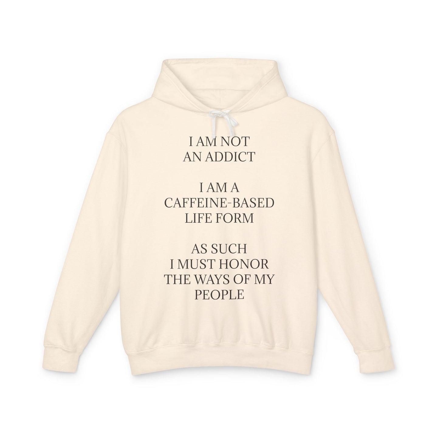 Not An Addict Unisex Lightweight Hoodie