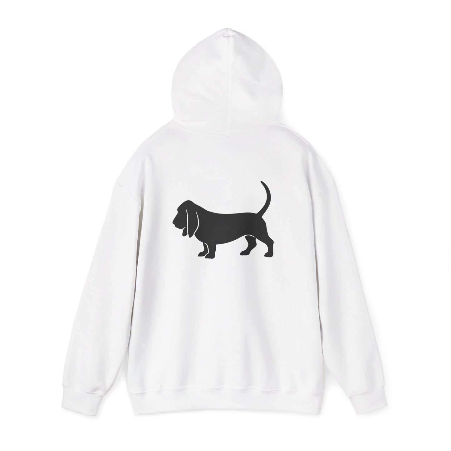 Basset Hound Silhouette Unisex Hoodie