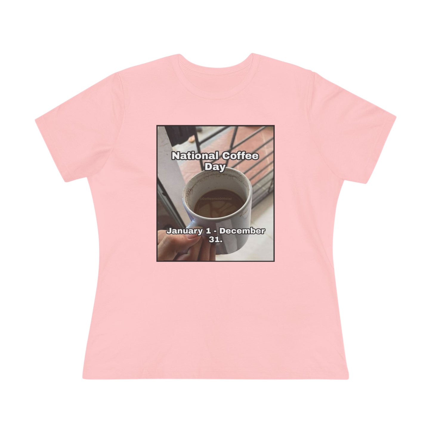 National Coffee Day Women's Short Sleeve Crewneck Tee
