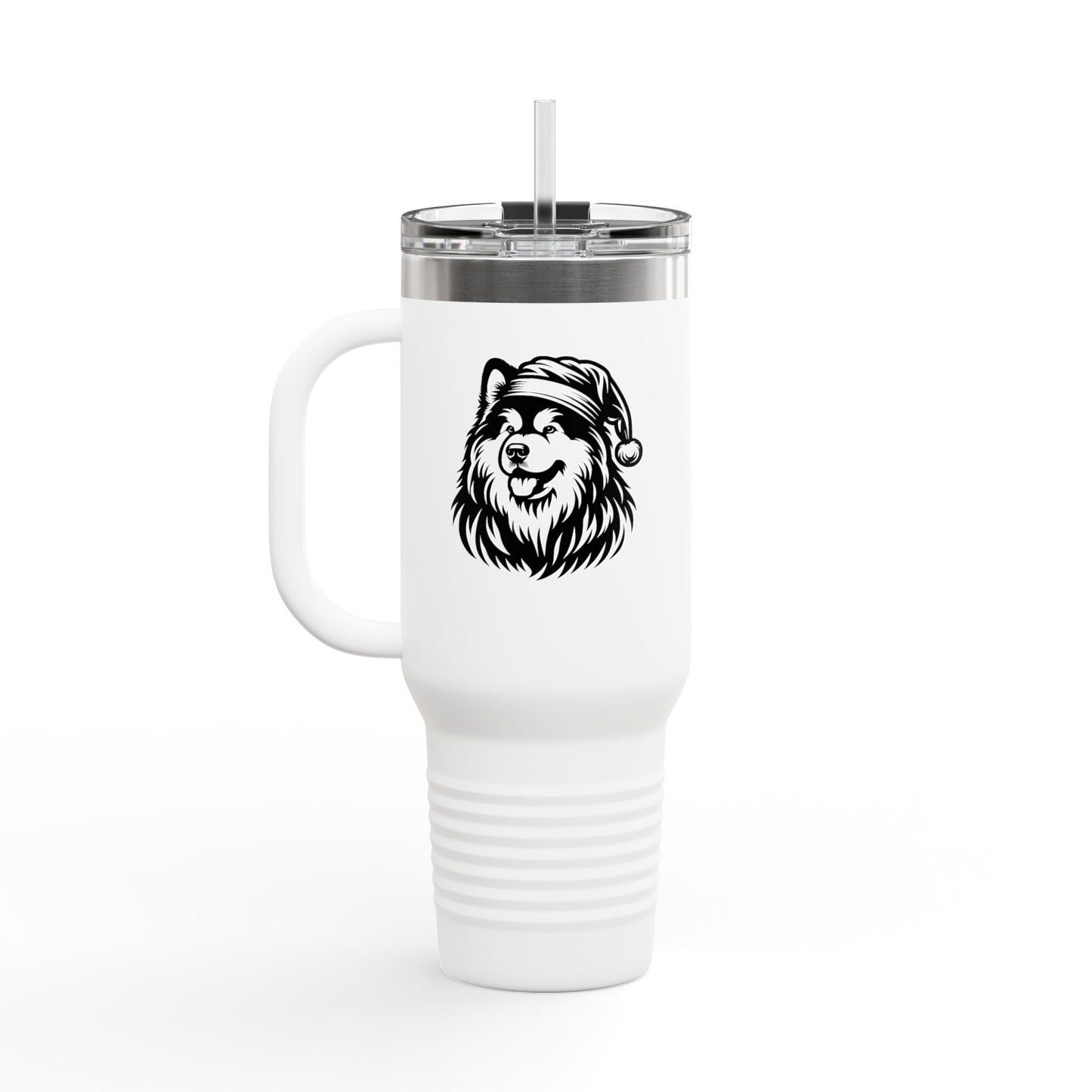 Santa Paws Malamute Insulated Travel Mug