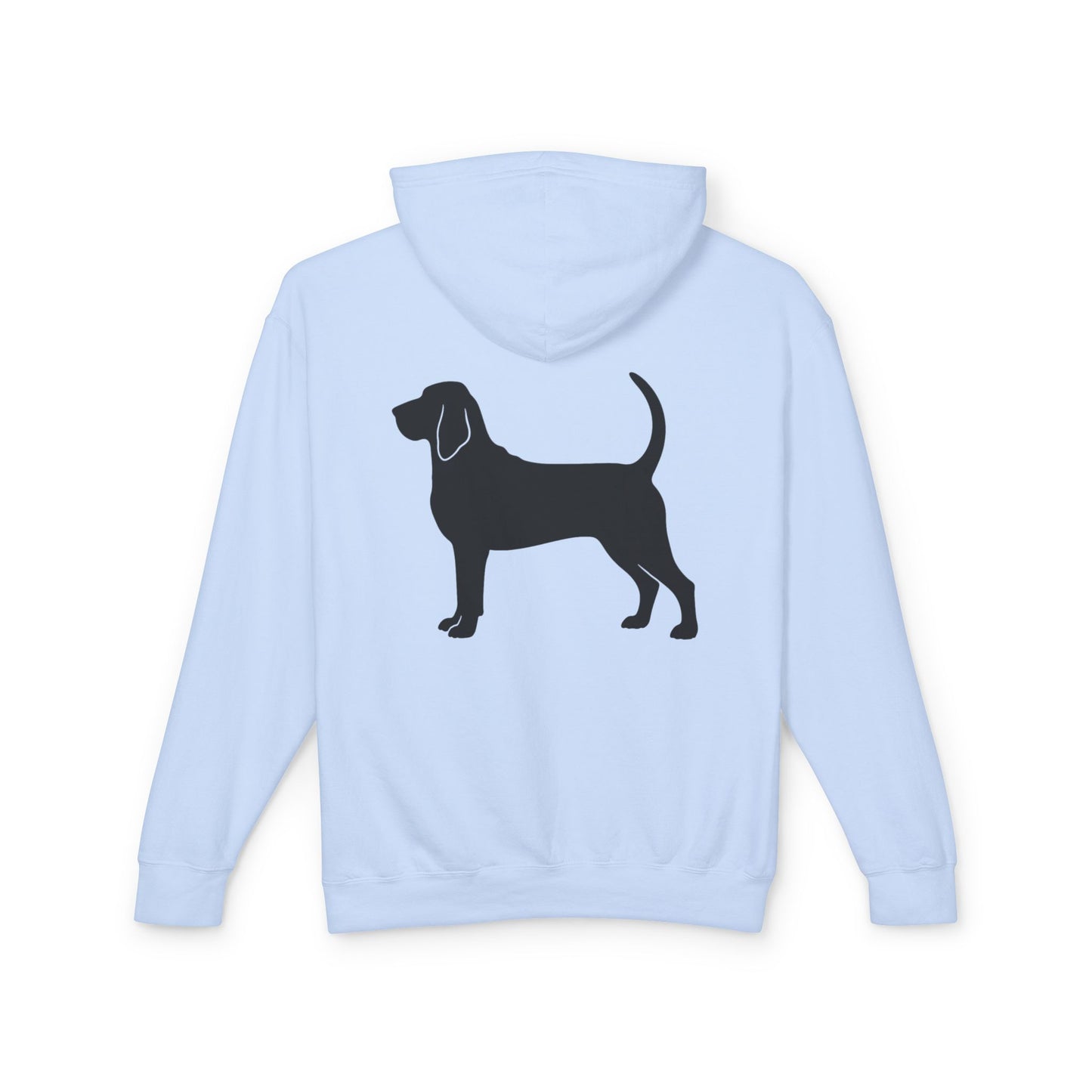 Bloodhound Silhouette Unisex Lightweight Hoodie
