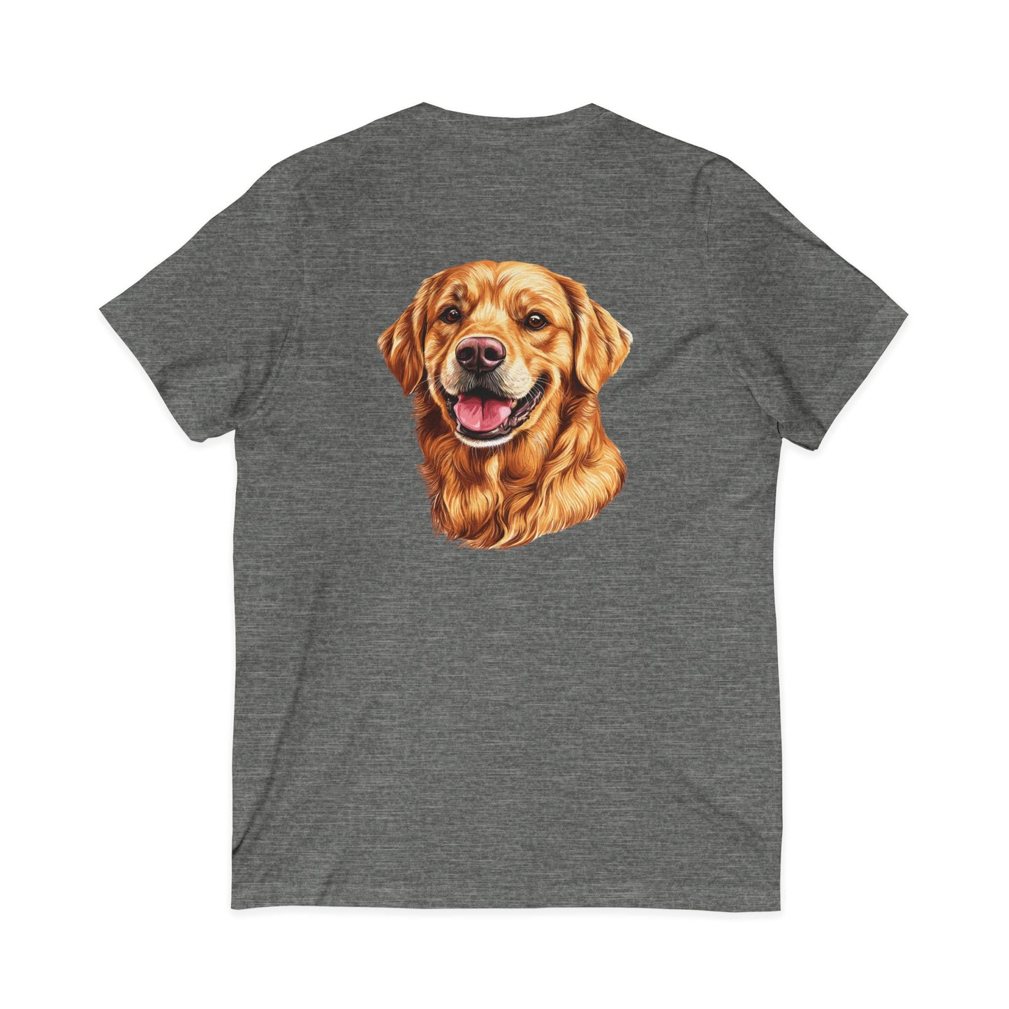 Golden Head Unisex Short Sleeve V-Neck Tee