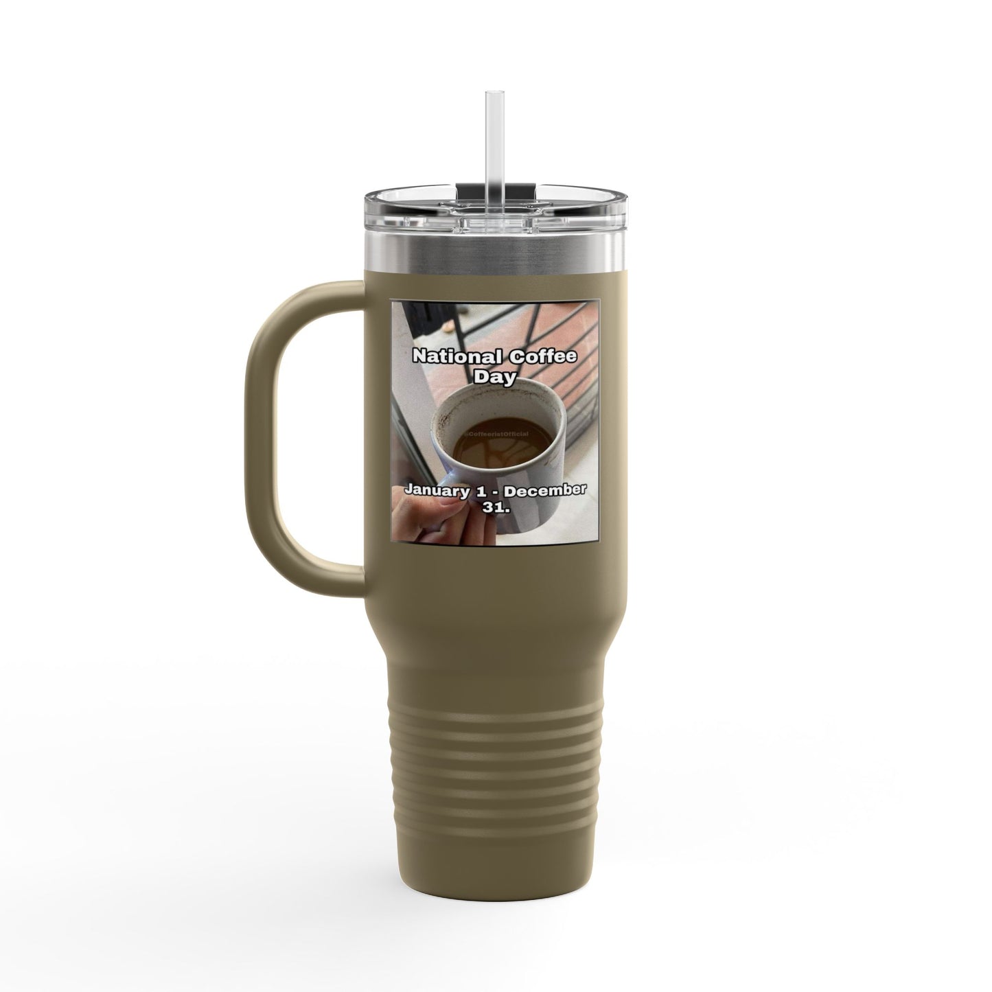 National Coffee Day Insulated Travel Mug