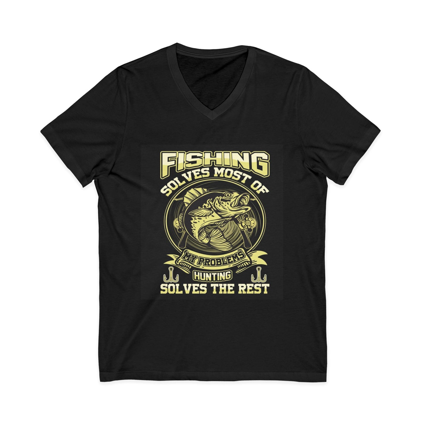 Problem Solving Unisex Short Sleeve V-Neck Tee
