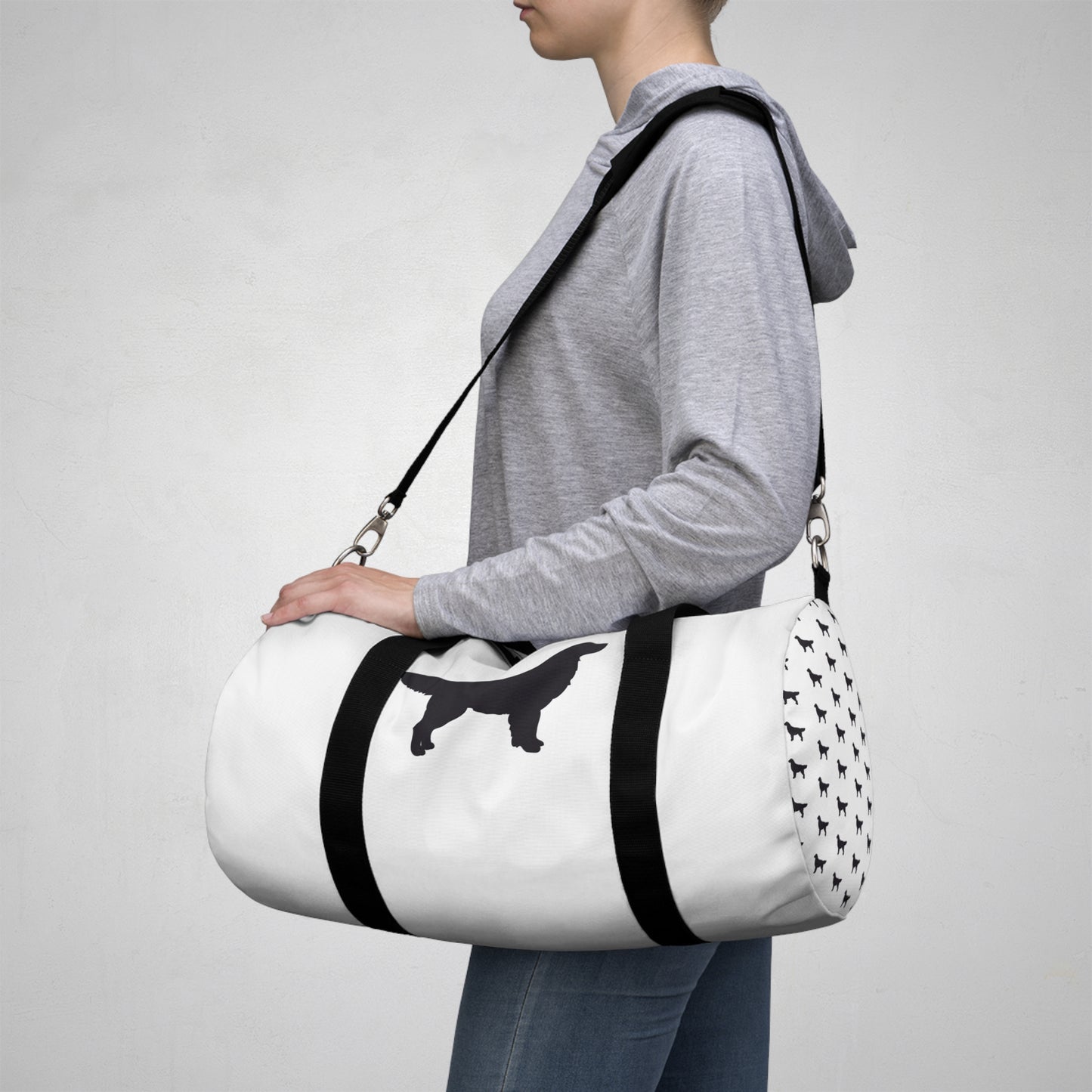 Golden Silhouette Duffel Bag