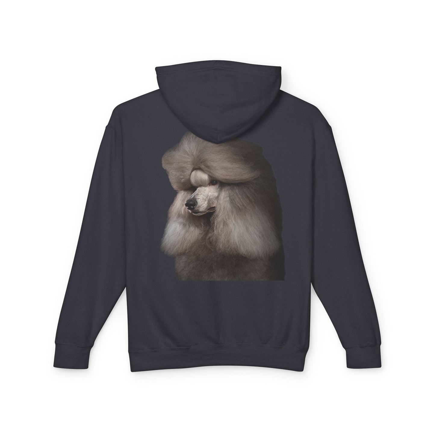 Poodle Head Unisex Lightweight Hoodie