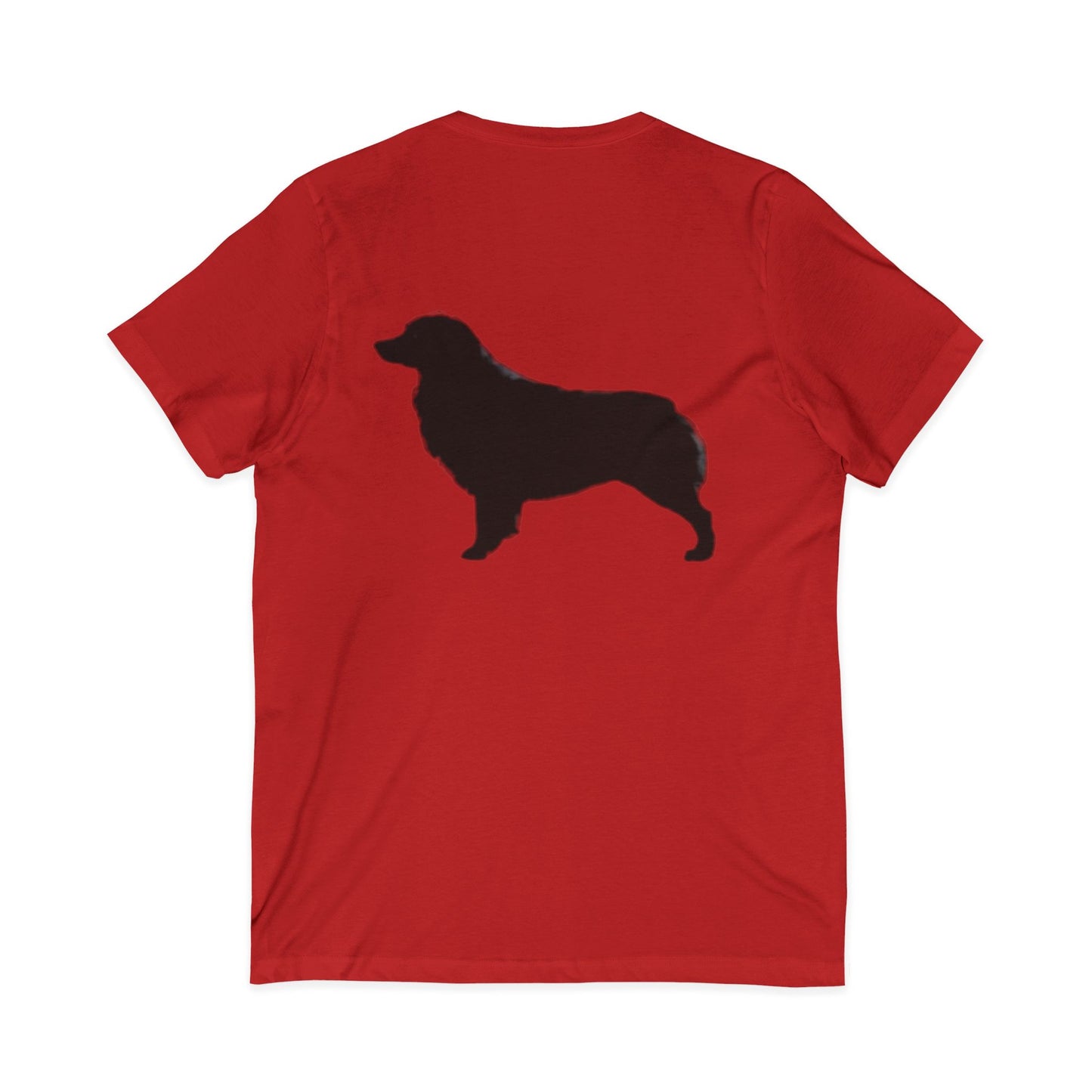 Aussie Silhouette Unisex Short Sleeve V-Neck Tee