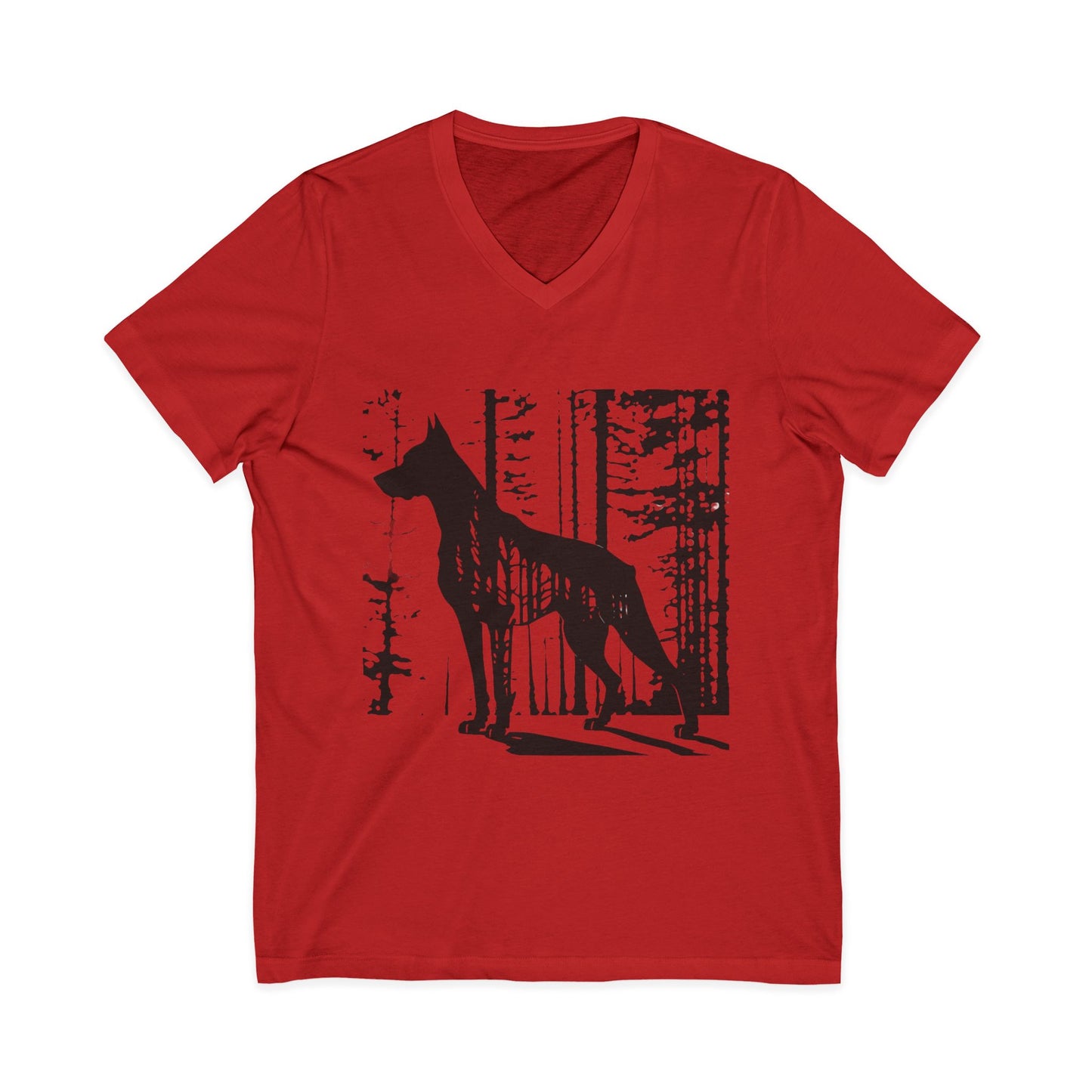 Guardian Of The Forest Unisex Short Sleeve V-Neck Tee