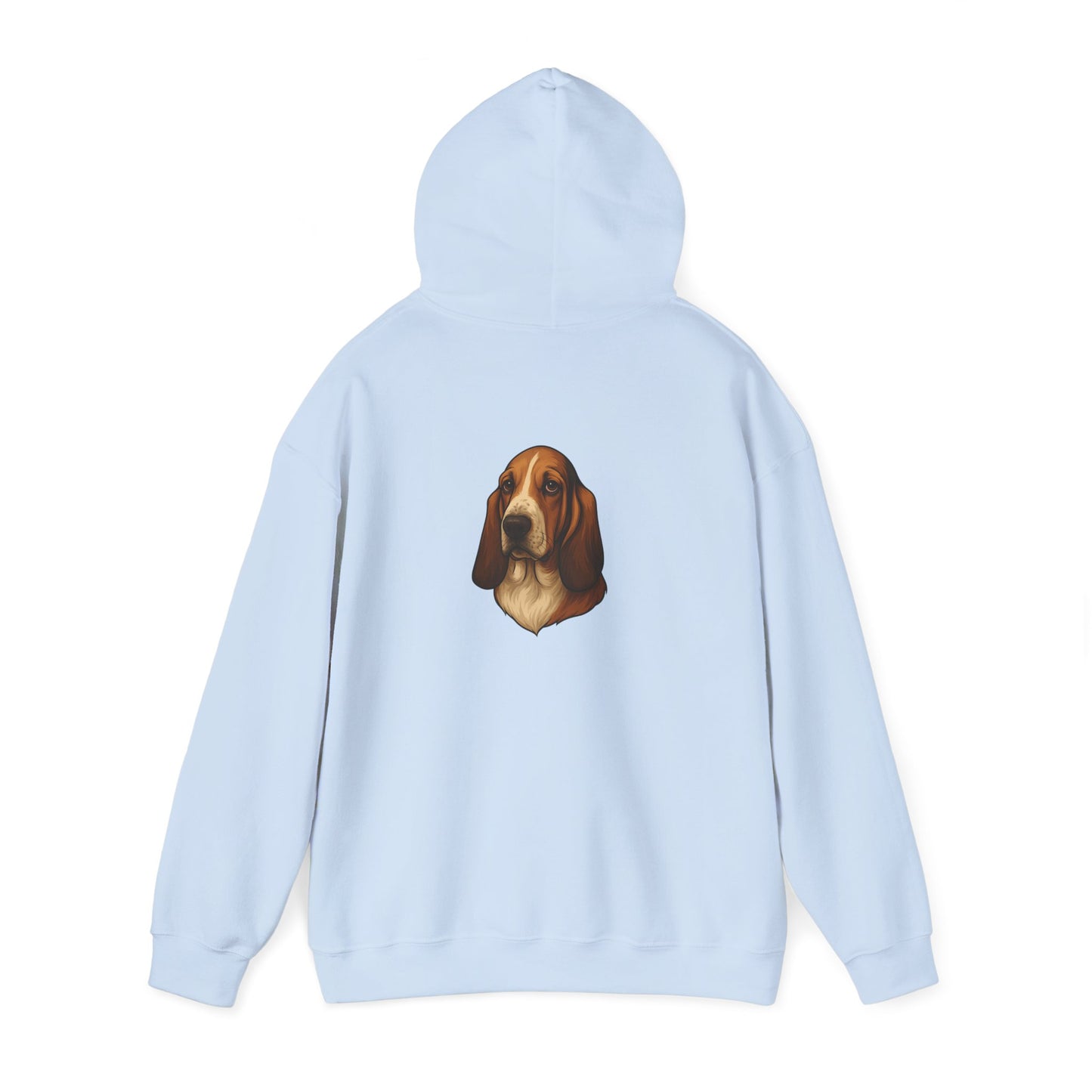 Basset Hound Head Unisex Hoodie