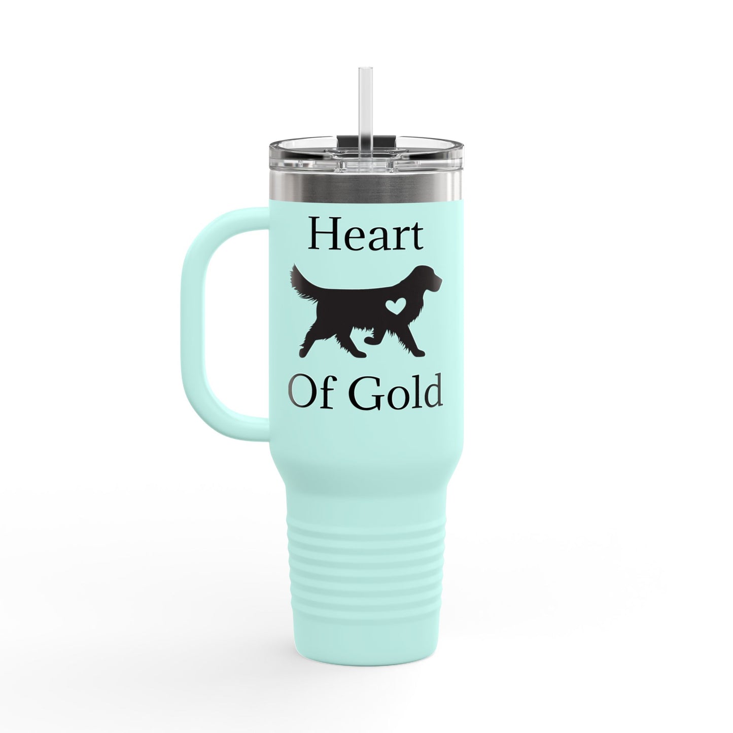 Heart Of Gold Insulated Travel Mug