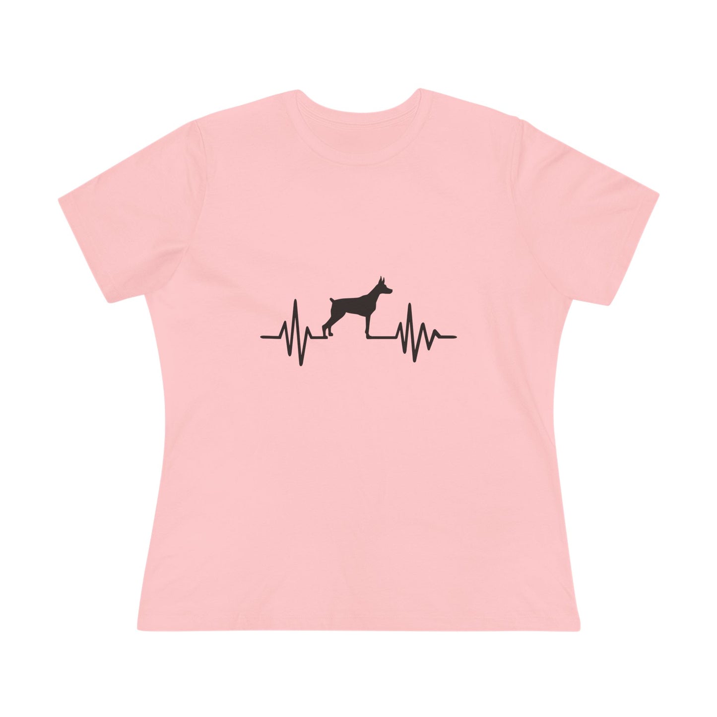 My Heart Beats For Dobermans Women's Short Sleeve Crewneck Tee
