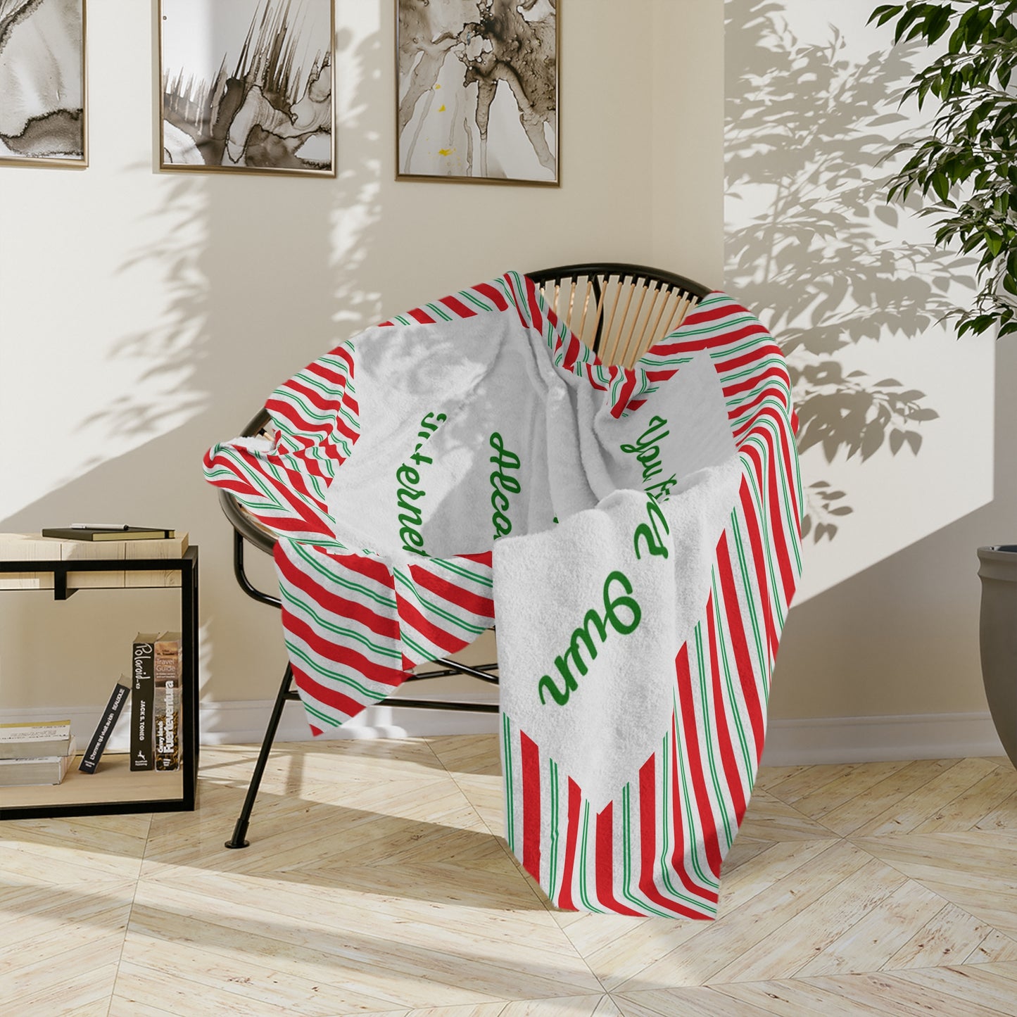 Your Own Secret Santa Velveteen Microfiber Blanket