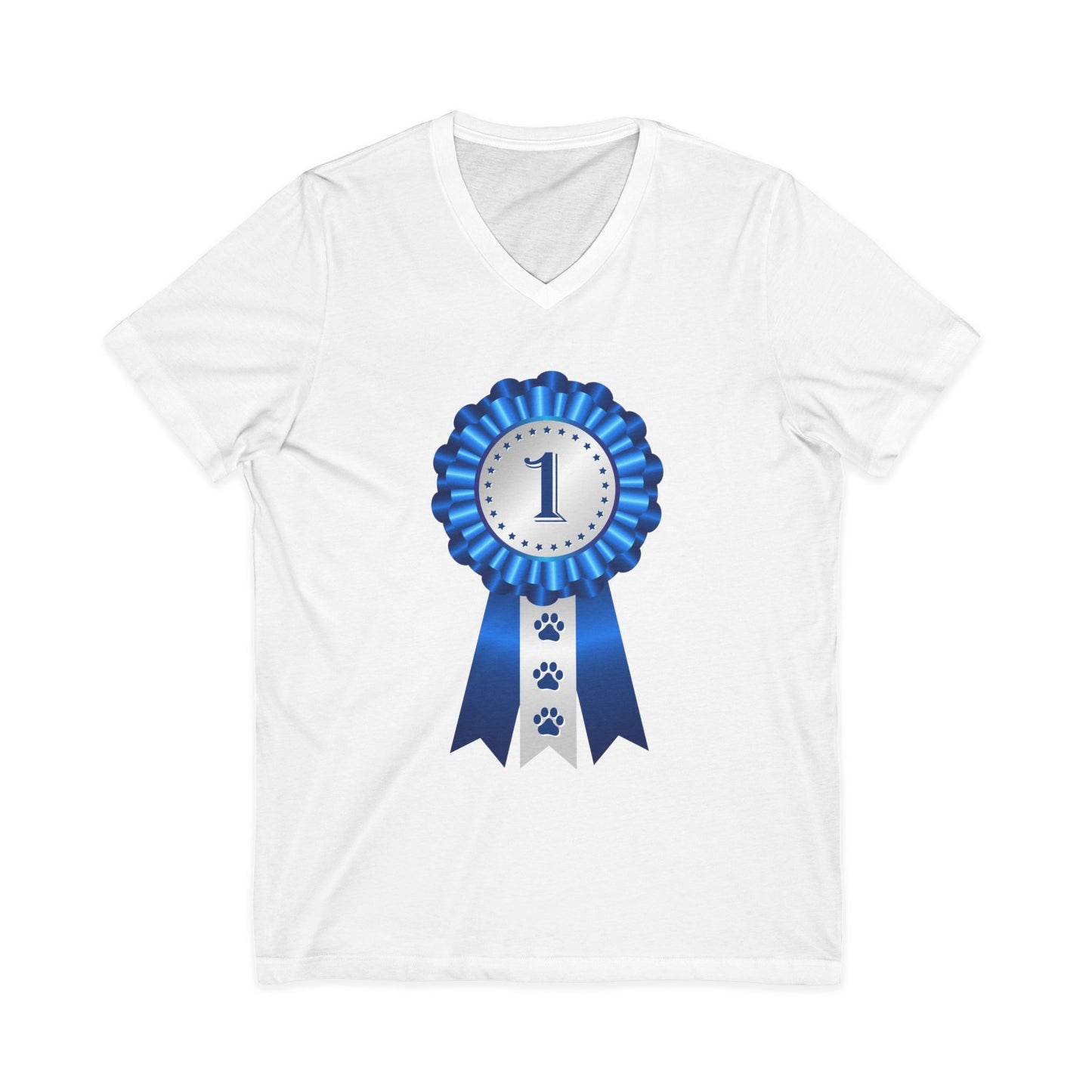 Show Ribbon Unisex Short Sleeve V-Neck Tee