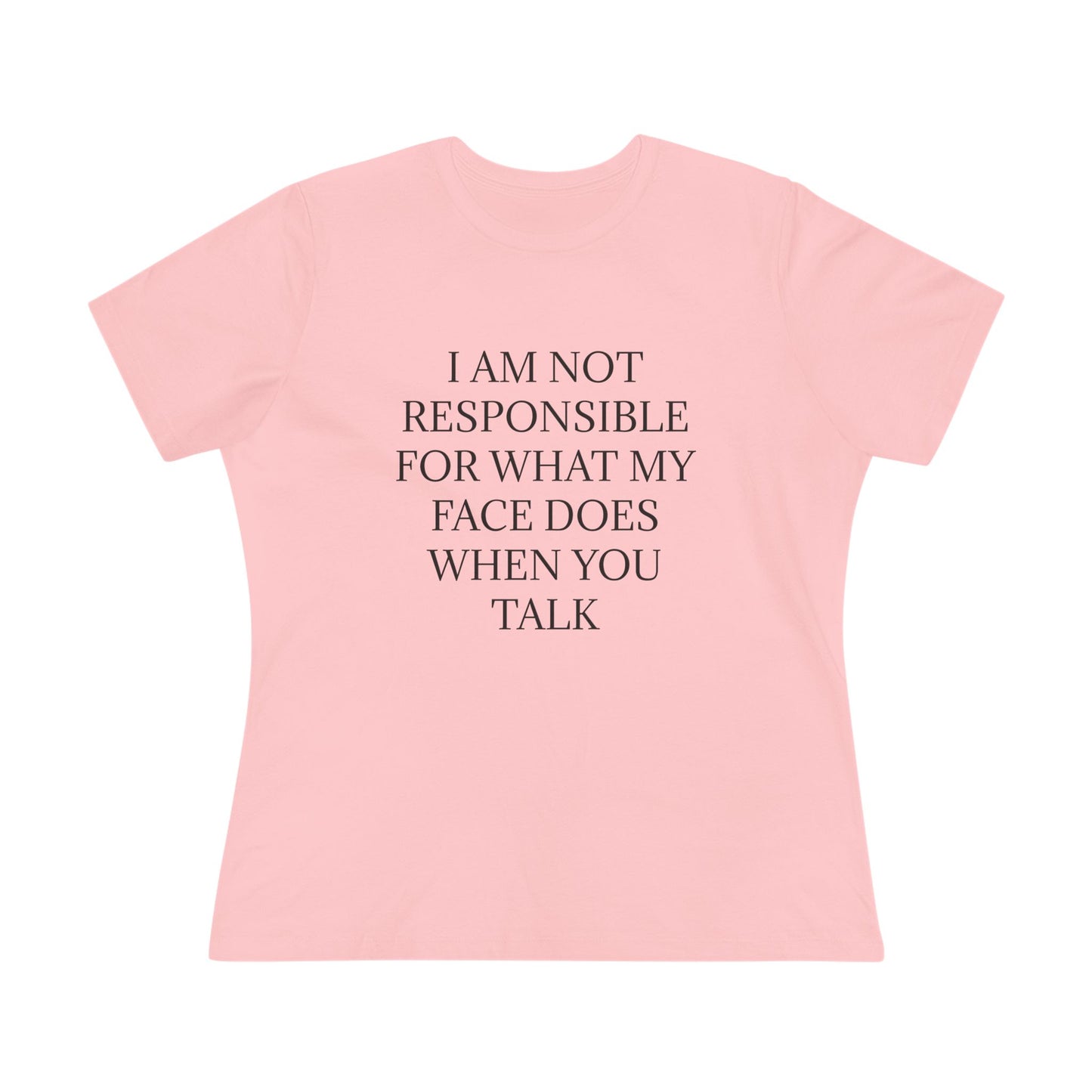 When You Talk Women's Short Sleeve Crewneck Tee