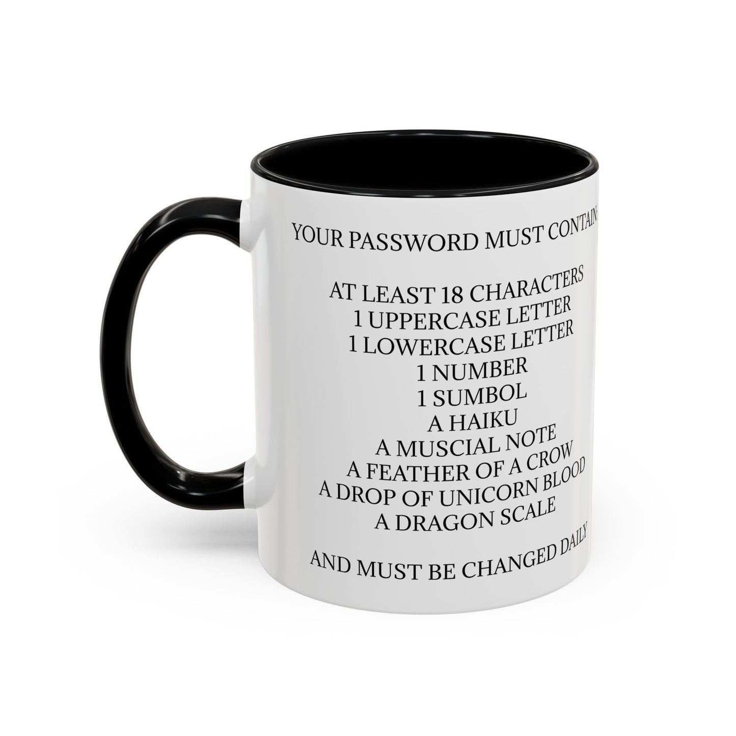 Password 2-Tone Coffee Mug