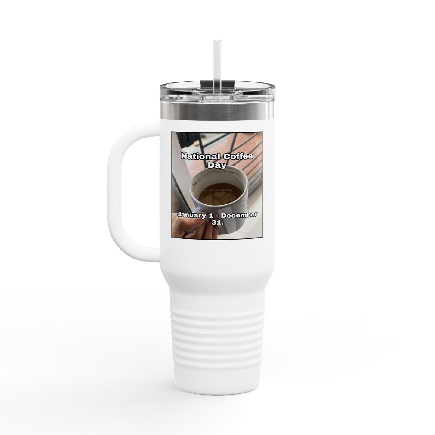 National Coffee Day Insulated Travel Mug