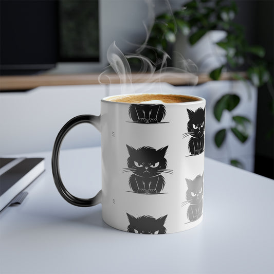 Angry Cat Color Changing Mug