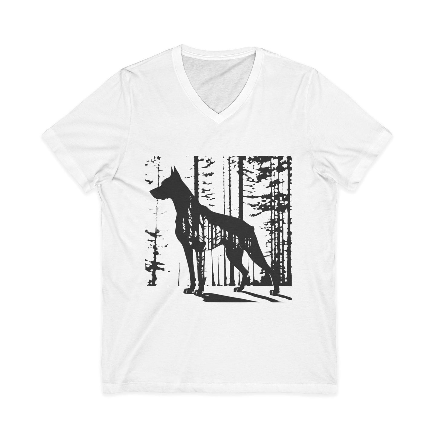Guardian Of The Forest Unisex Short Sleeve V-Neck Tee