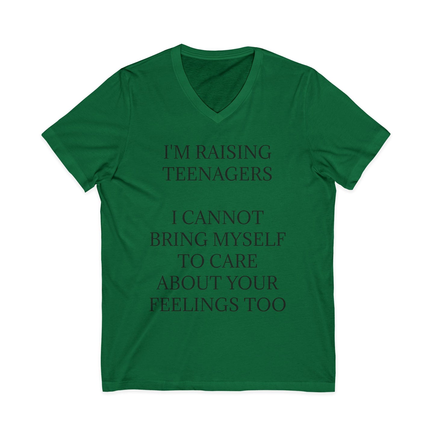 Raising Teenagers Unisex Short Sleeve V-Neck Tee