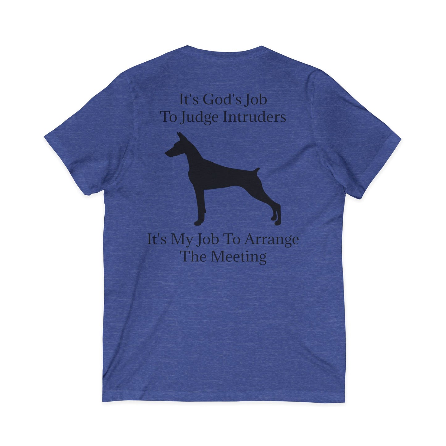 Arrange The Meeting Unisex Short Sleeve V-Neck Tee