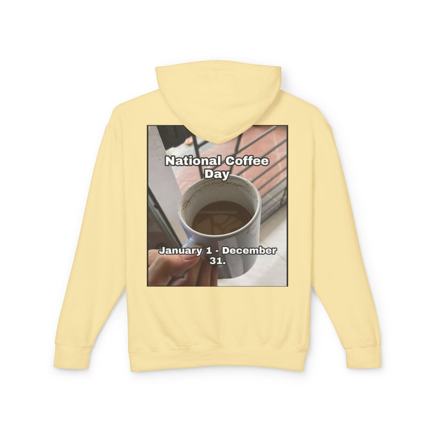National Coffee Day Unisex Lightweight Hoodie