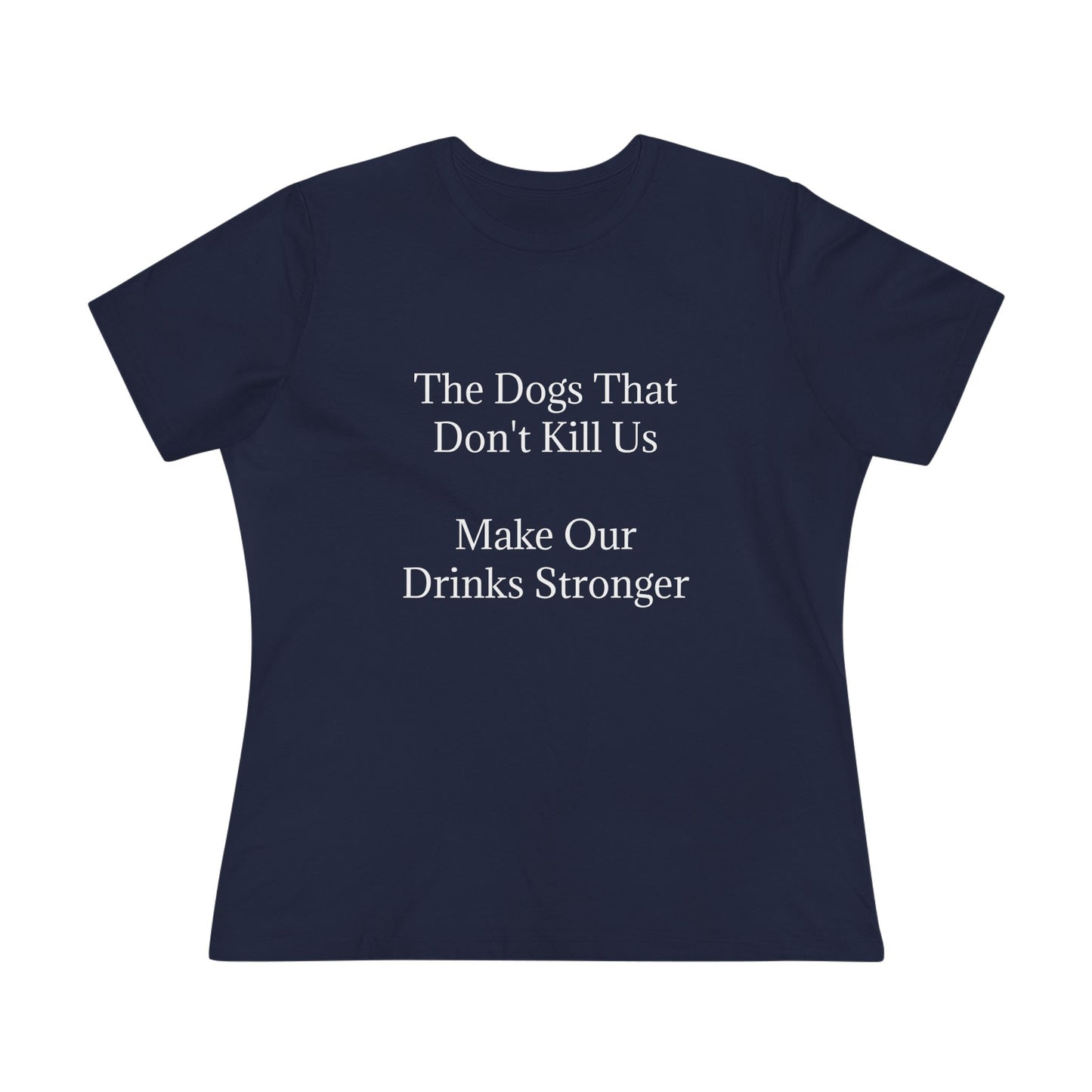 Drinks Stronger Women's Short Sleeve Crewneck Tee