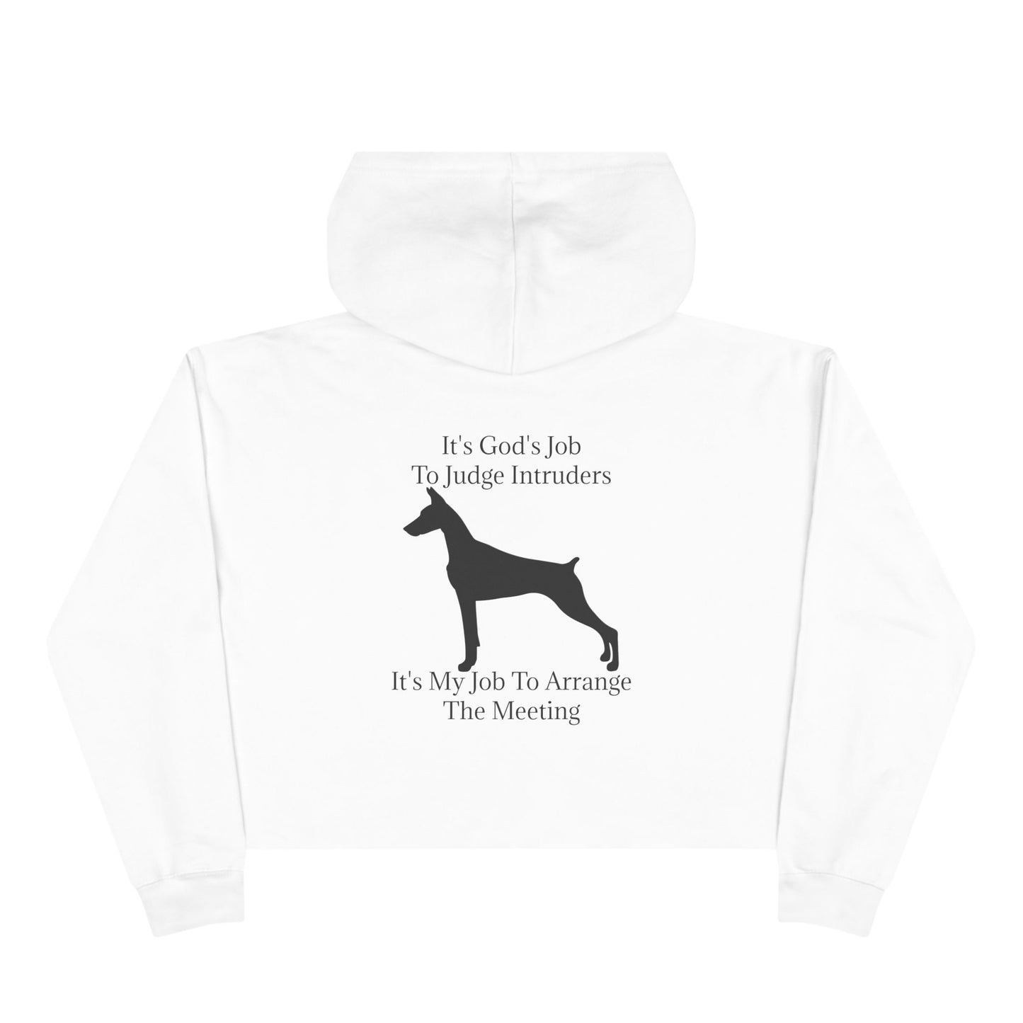 Arrange The Meeting Women's Crop Hoodie