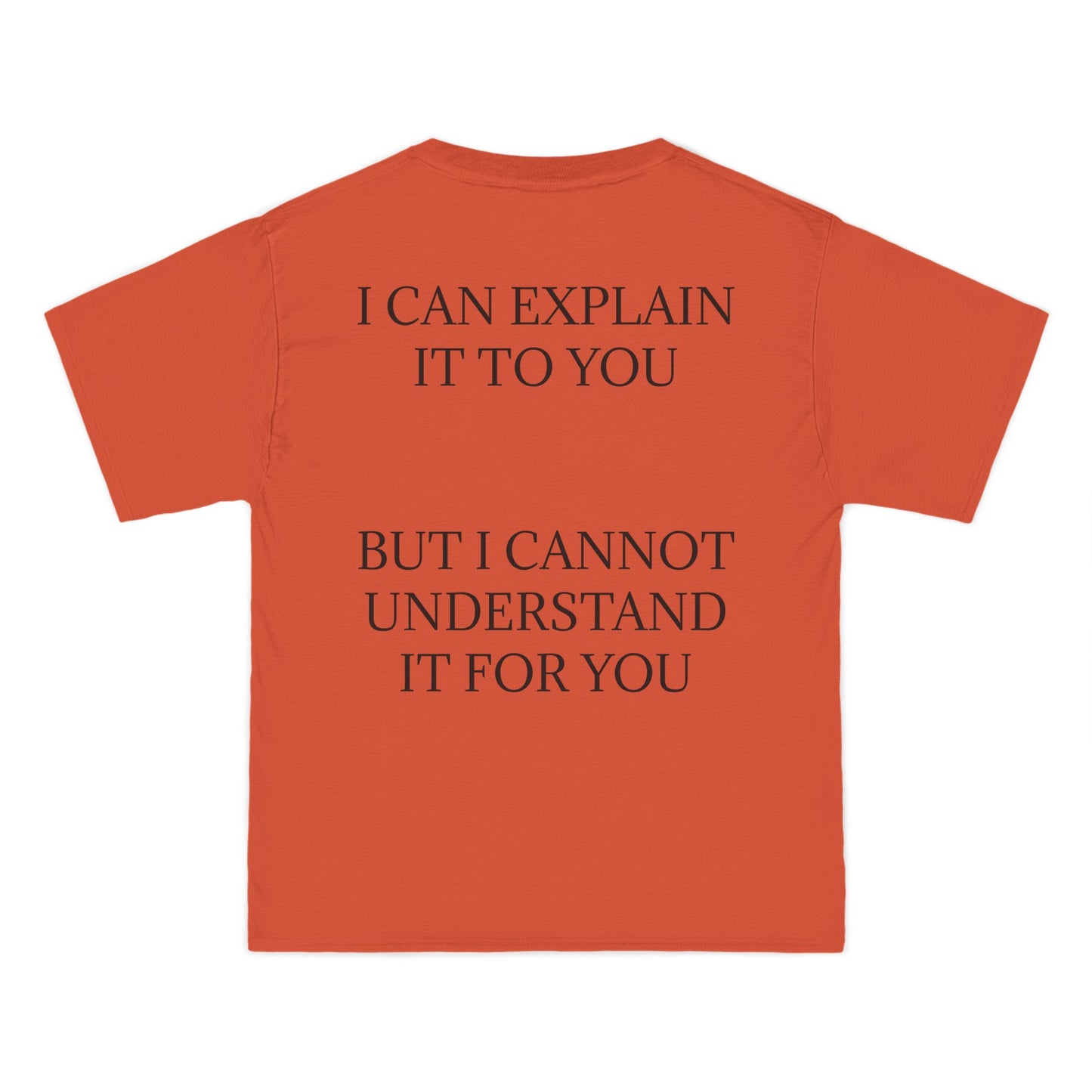 I Cannot Understand It For You Men's Short-Sleeve Crewneck Tee