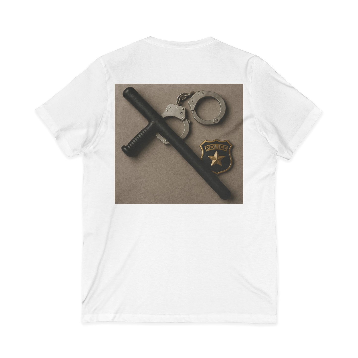 Law Enforcement Appreciation Unisex Short Sleeve V-Neck Tee