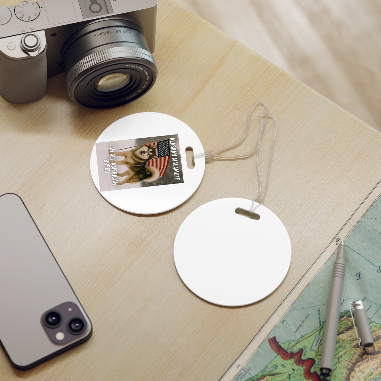 All-American Breed Luggage Tag