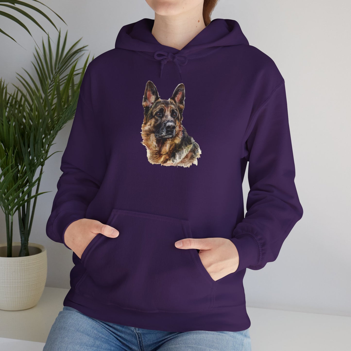German Shepherd Head Unisex Hoodie