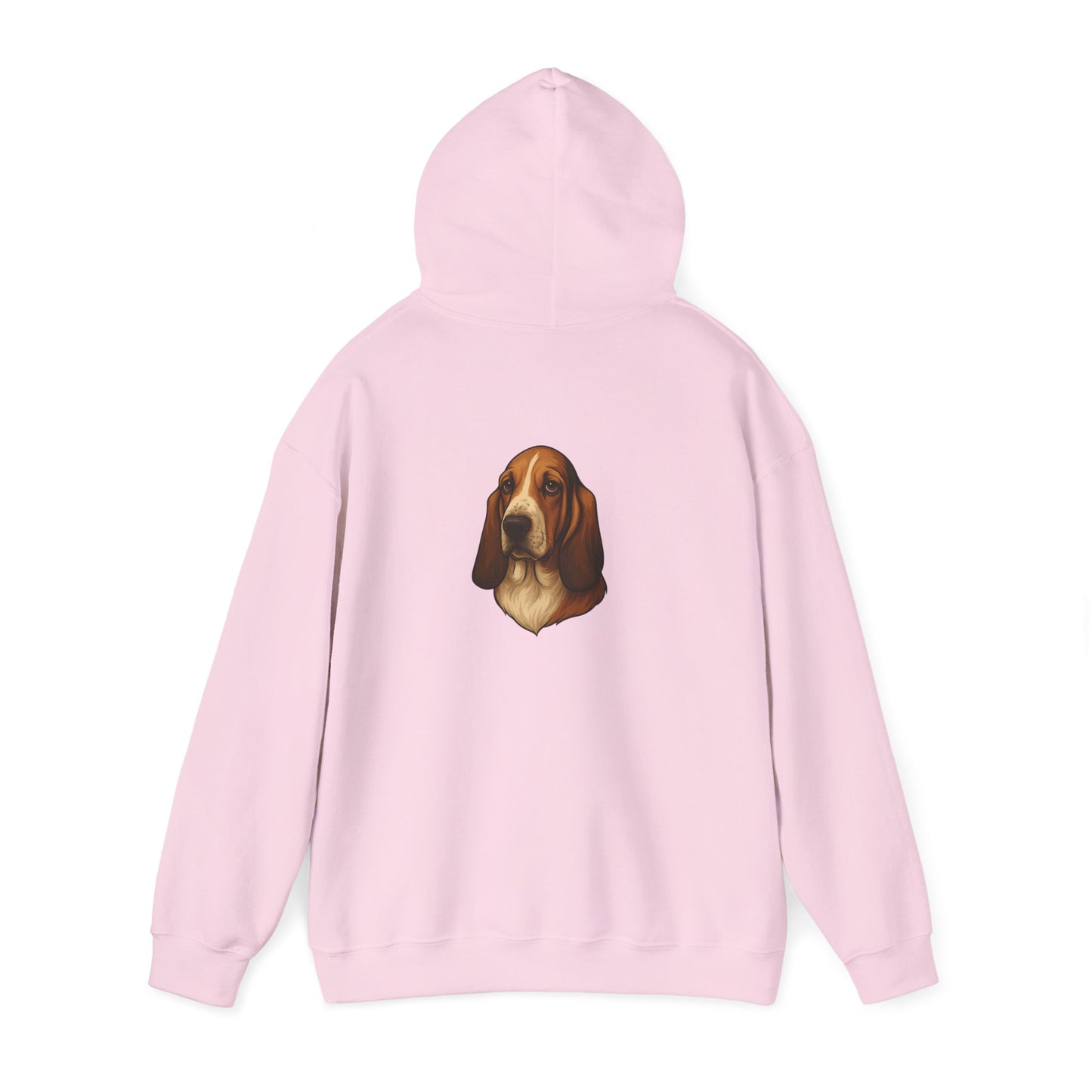 Basset Hound Head Unisex Hoodie
