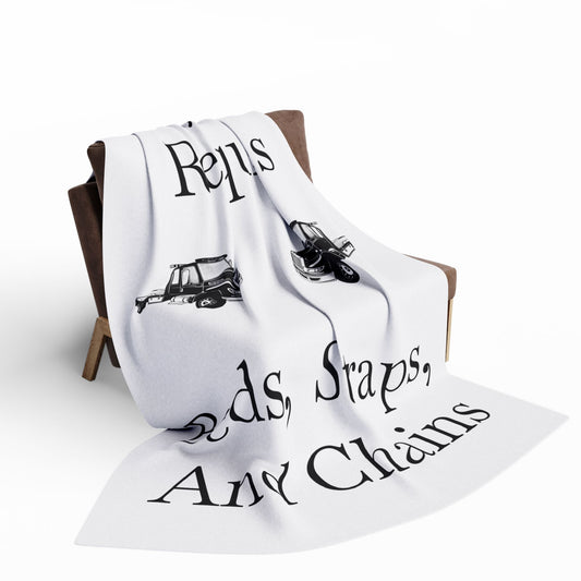 Beds, Straps, And Chains Arctic Fleece Blanket