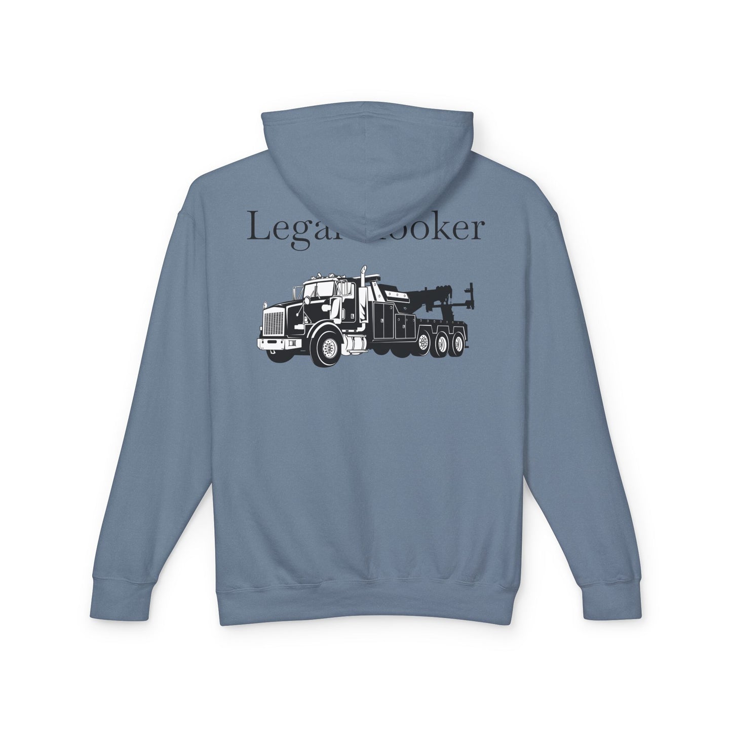 Legal H**ker Heavy Tow Truck Unisex Lightweight Hoodie