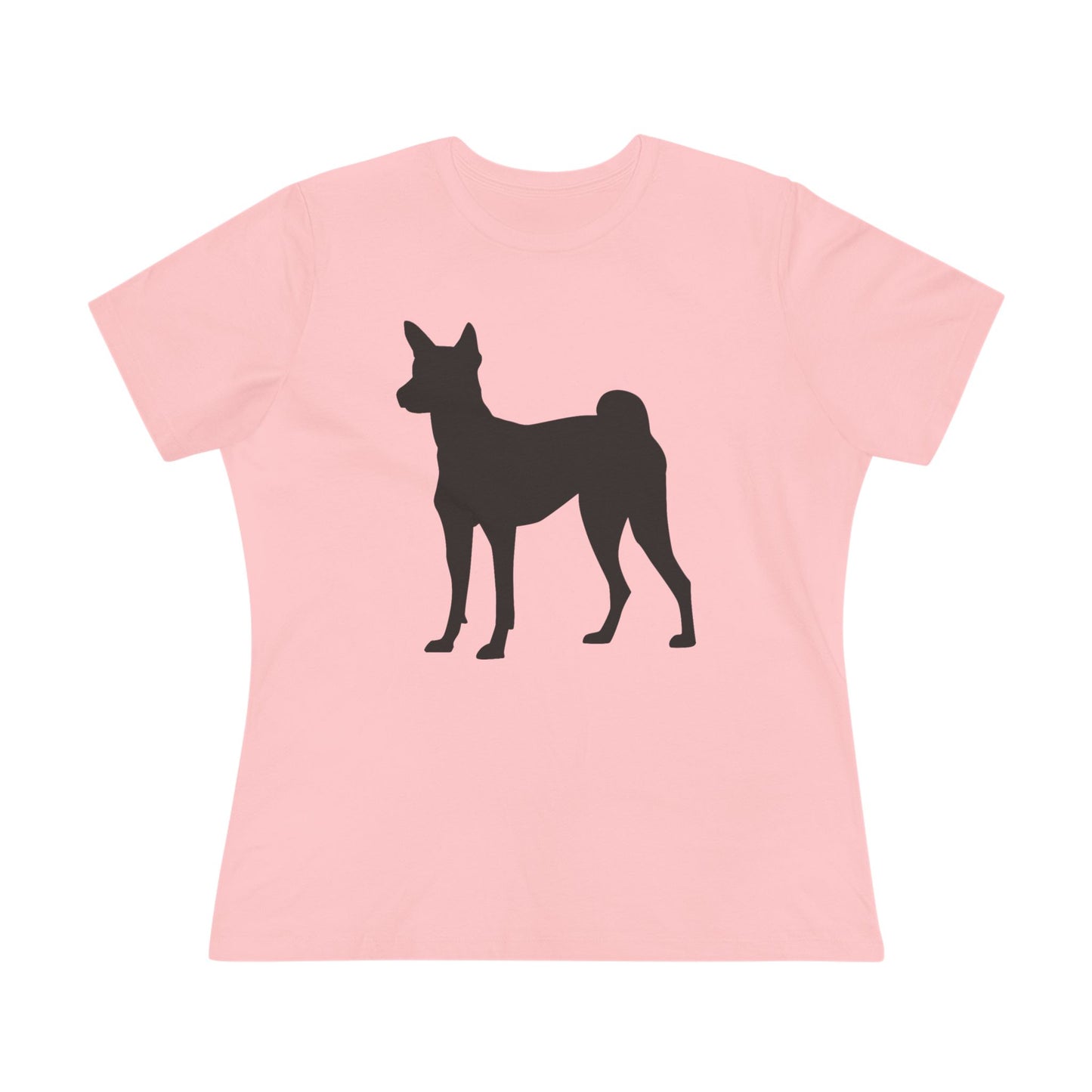 Basenji Silhouette Women's Short Sleeve Crewneck Tee