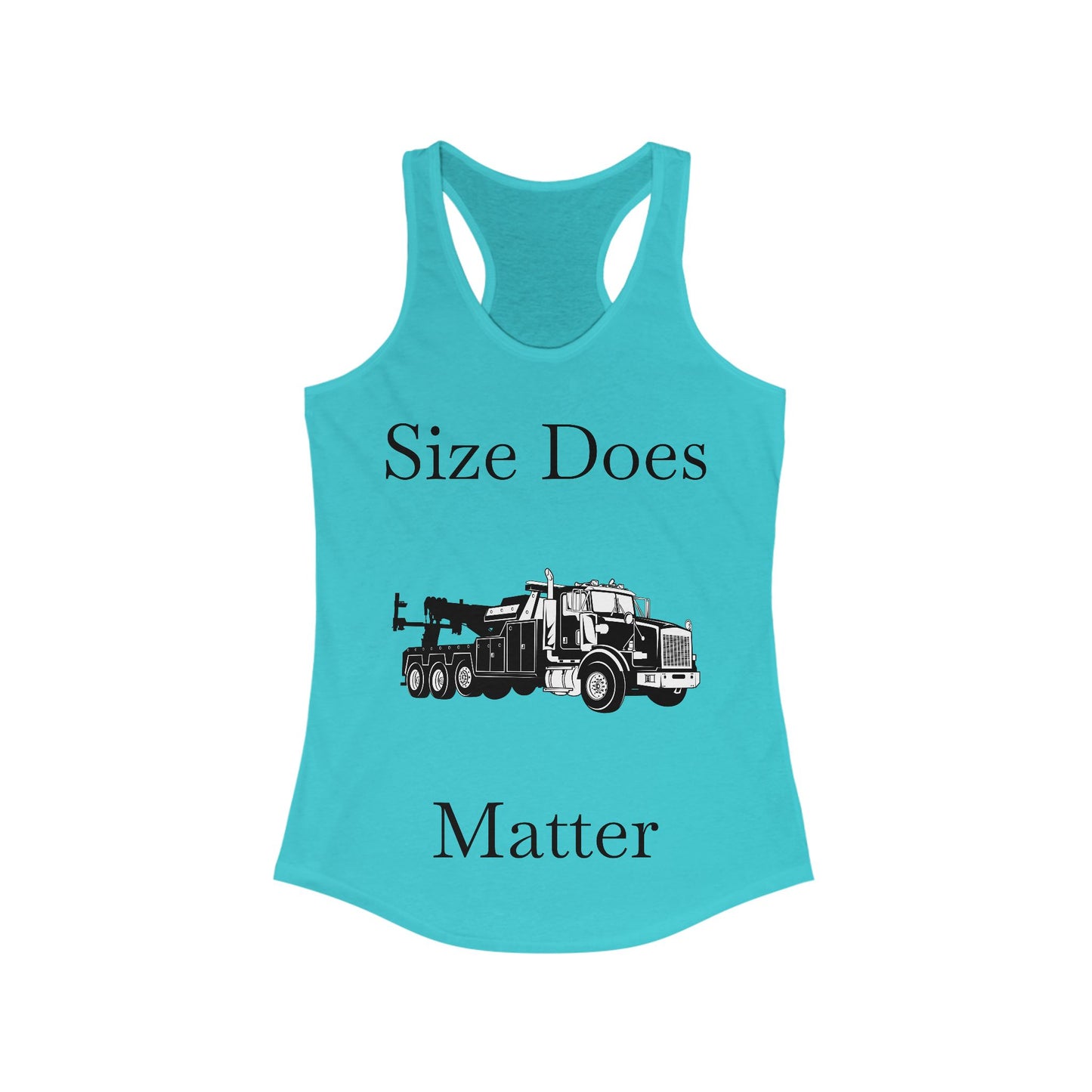 Size Does Matter Women's Racerback Tank
