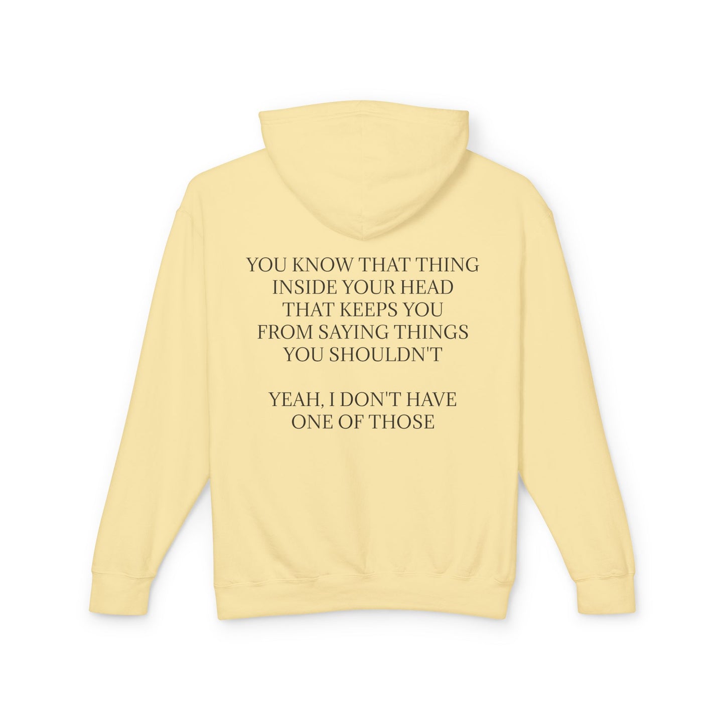 No Filter Unisex Lightweight Hoodie