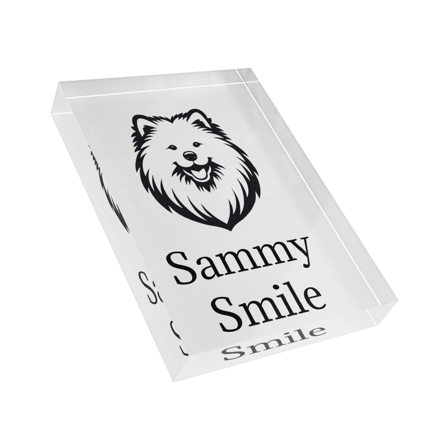 Sammy Smile Acrylic Photo Block