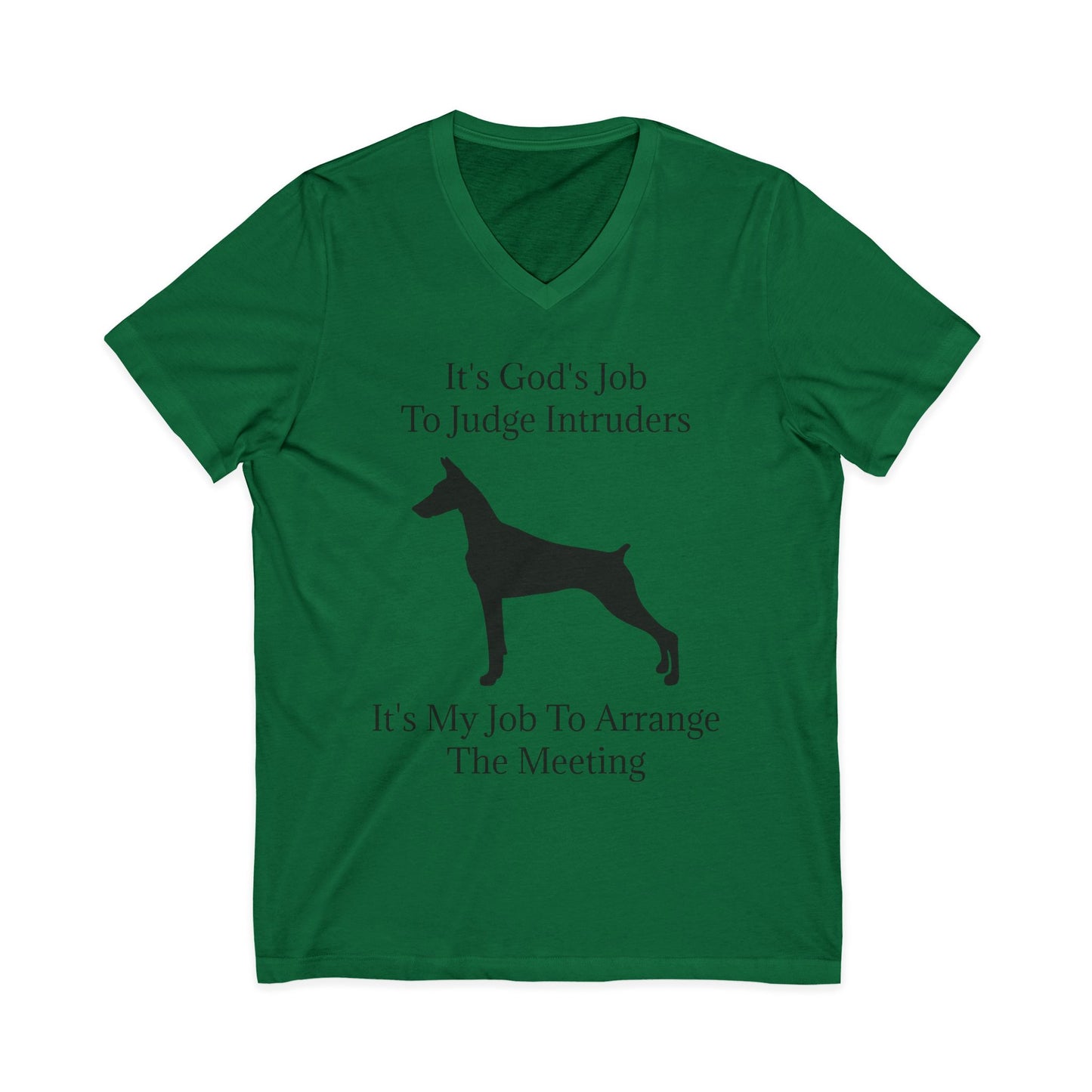 Arrange The Meeting Unisex Short Sleeve V-Neck Tee