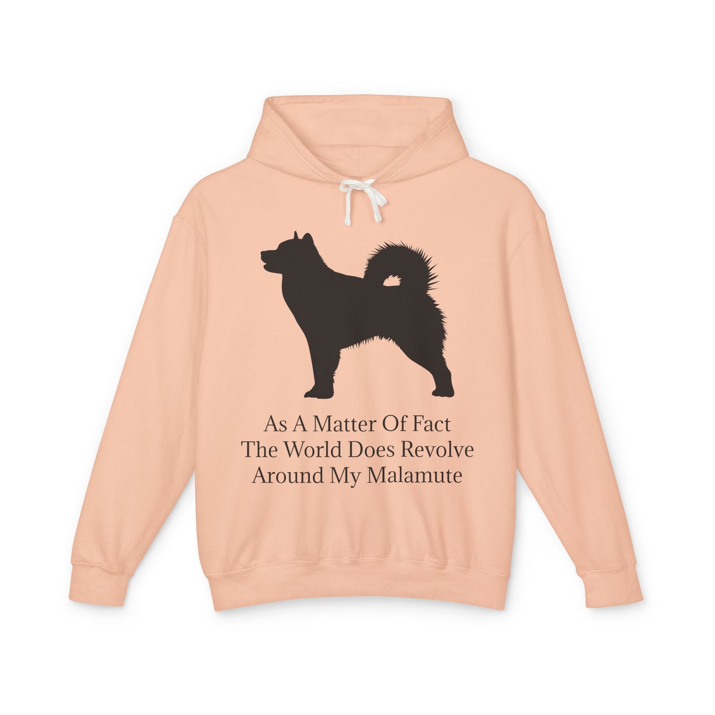 Matter Of Fact Malamute Unisex Lightweight Hoodie