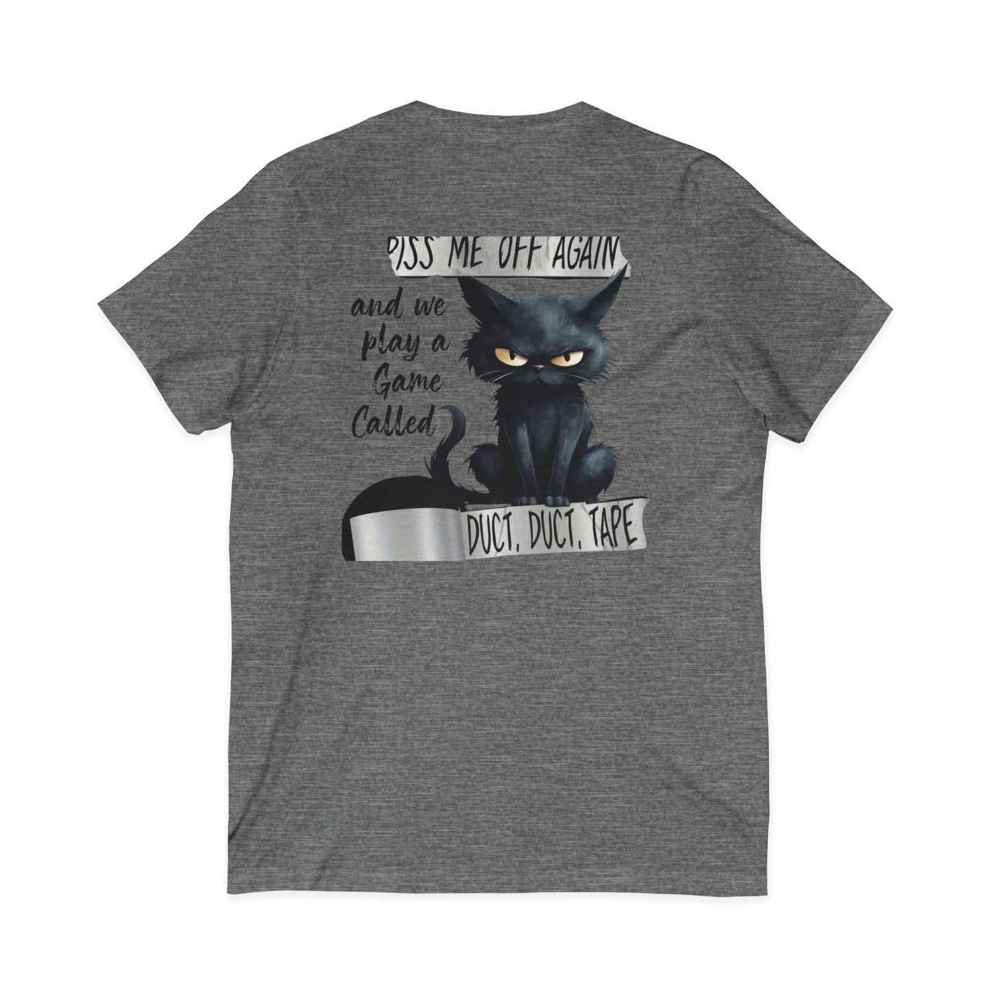 Duct, Duct, Tape Unisex Short Sleeve V-Neck Tee