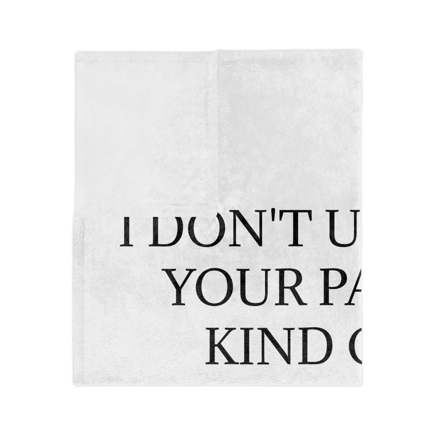 Kind Of Crazy Velveteen Microfiber Blanket