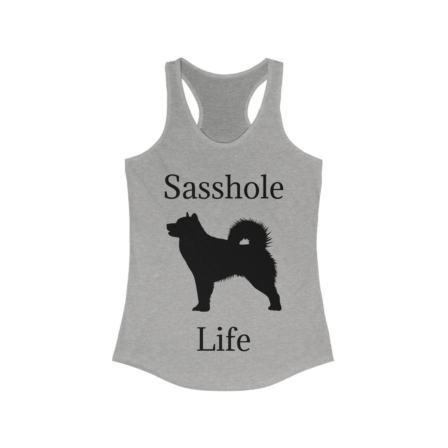 Sasshole Life Women's Racerback Tank