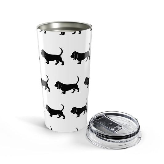 Basset Hound Silhouette Tumbler