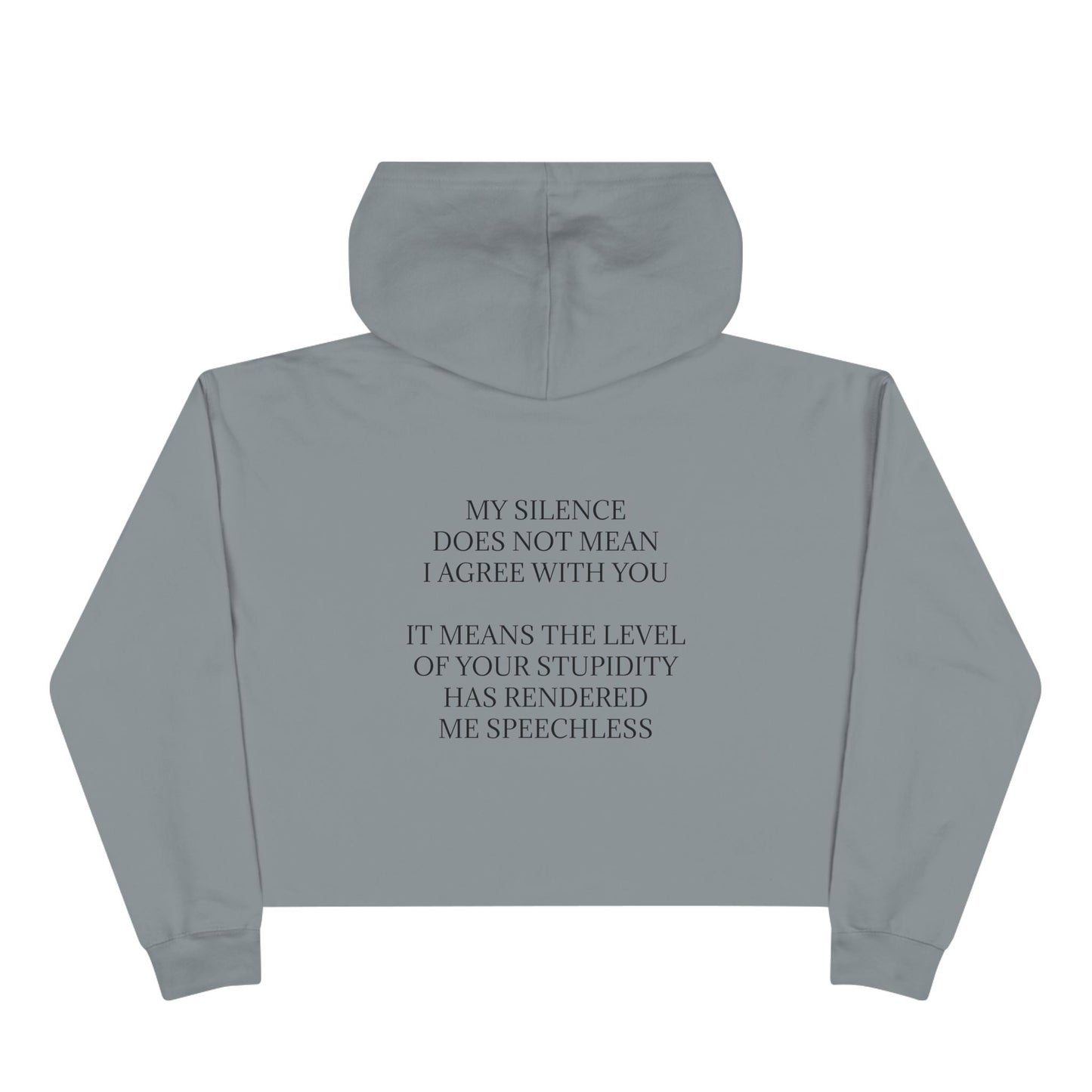 Speechless Women's Crop Hoodie