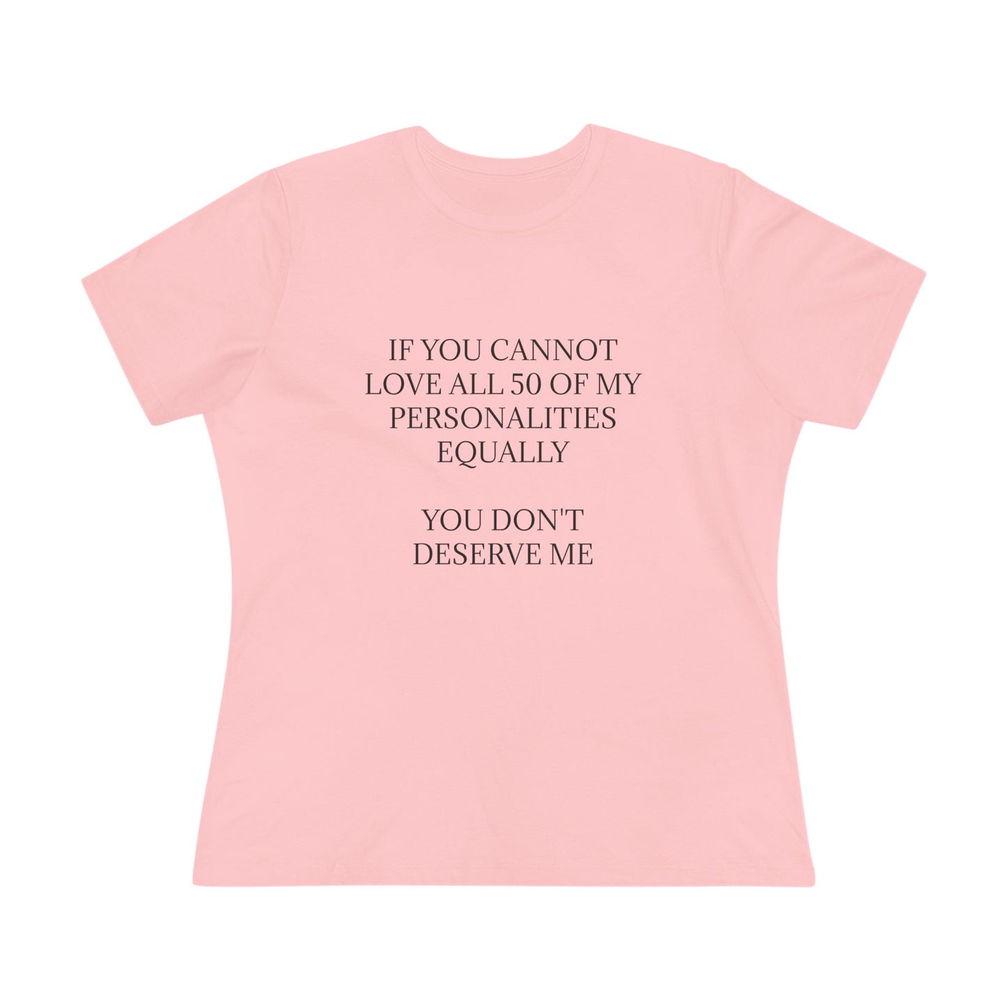 50 Personalities Women's Short Sleeve Crewneck Tee